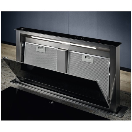 Hota incorporabila Electrolux LFD619Y, Putere de absorbtie 700 m3/h, 1 motor, Clasa A, Breeze, 90 cm, Negru