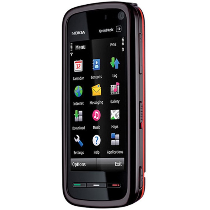 Telefon mobil Nokia 5800 XpressMusic Red MOS, Voucher 50 melodii