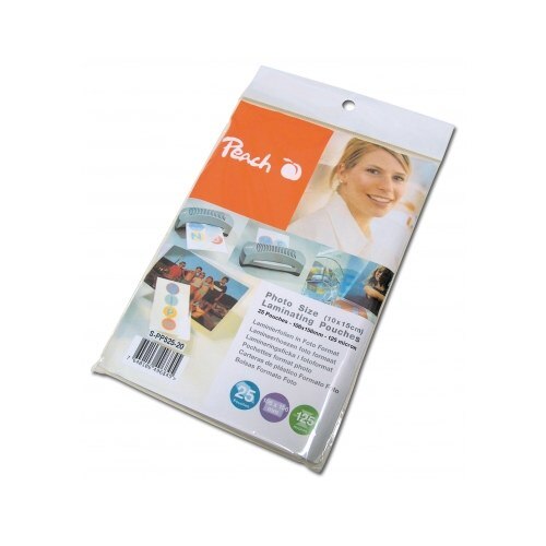Folie de laminat Peach de dimensiuni foto 10x15, 80 microni, 50/30, 25 buc/set