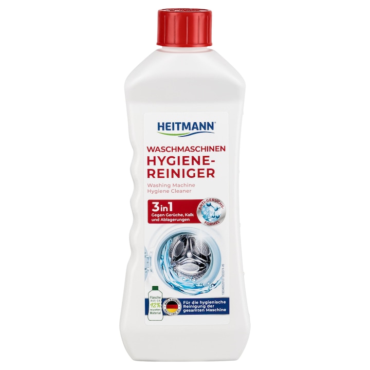 Solutie de curatare si intretinere pentru masini de spalat rufe, Heitmann, 250 ml