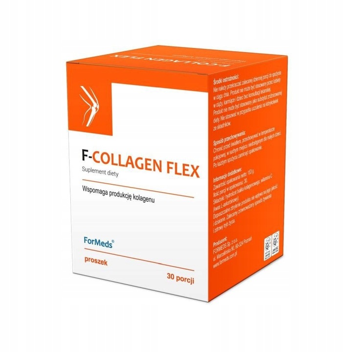 F-Collagen Flex, Colagen/Vitamina C, 30 portii, 153 g