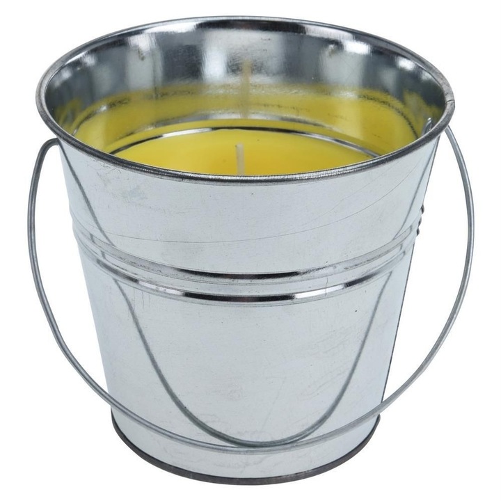 Свещ против комари Progarden, Citronella, Wax, Yellow, 10 см