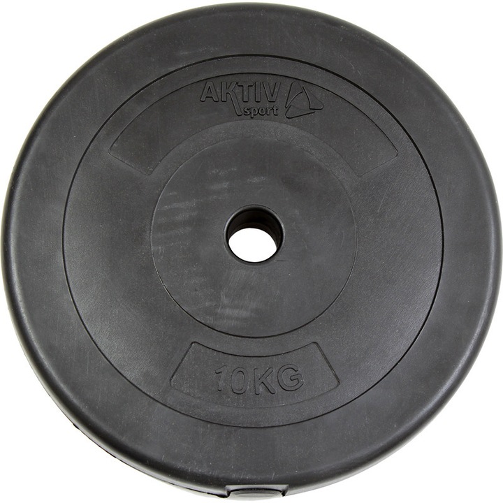 Aktivsport Cementes súlytárcsa, 10 kg, 31 mm