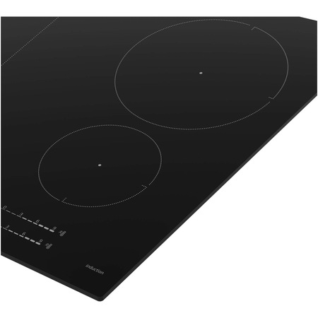 Plita incorporabila Beko HII64700UFT, Inductie, 4 zone de gatit, Hob2Hood, IndyFlex, Booster, Touch control, 60 cm, Sticla Neagra