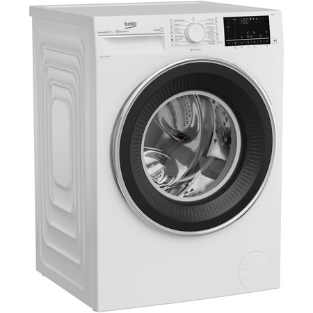 Masina de spalat rufe Beko B3WFU71042WB, 10 kg, 1400 RPM, Clasa B, Motor ProSmart Inverter, Steam Cure Hygiene+, AddXtra, Silent Tech, Aquafusion,Recycled Tub, Alb