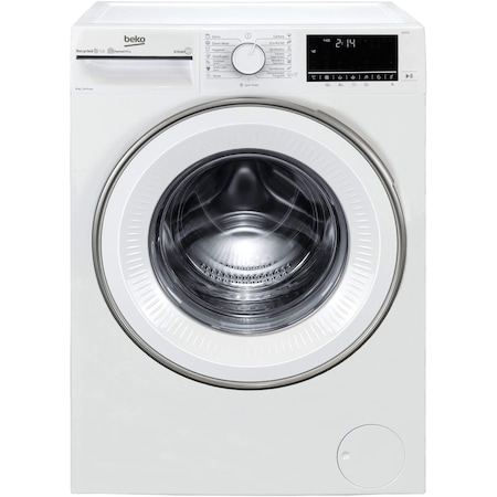 Masina de spalat rufe Beko B3WFU7843WB, 8 kg, 1400 RPM, Clasa C, Motor ProSmart Inverter, HomeWhiz, Bluetooth, SteamCure, AddXtra, Silent Tech, Recycled Tub, Alb