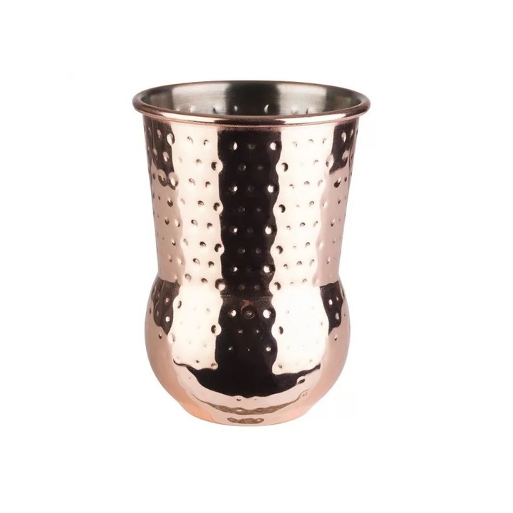 Pahar Julep Mug 400ml, Inox, aspect cupru