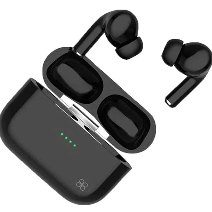 Casti PROMATE Harmoni, True Wireless, Bluetooth, In-Ear, Microfon, negru