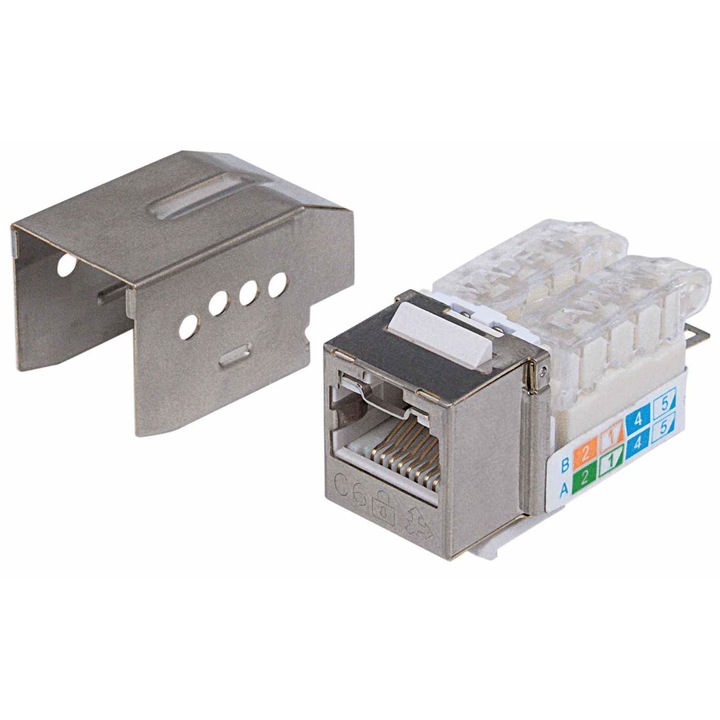Конектор Keystone CAT6a Intellinet