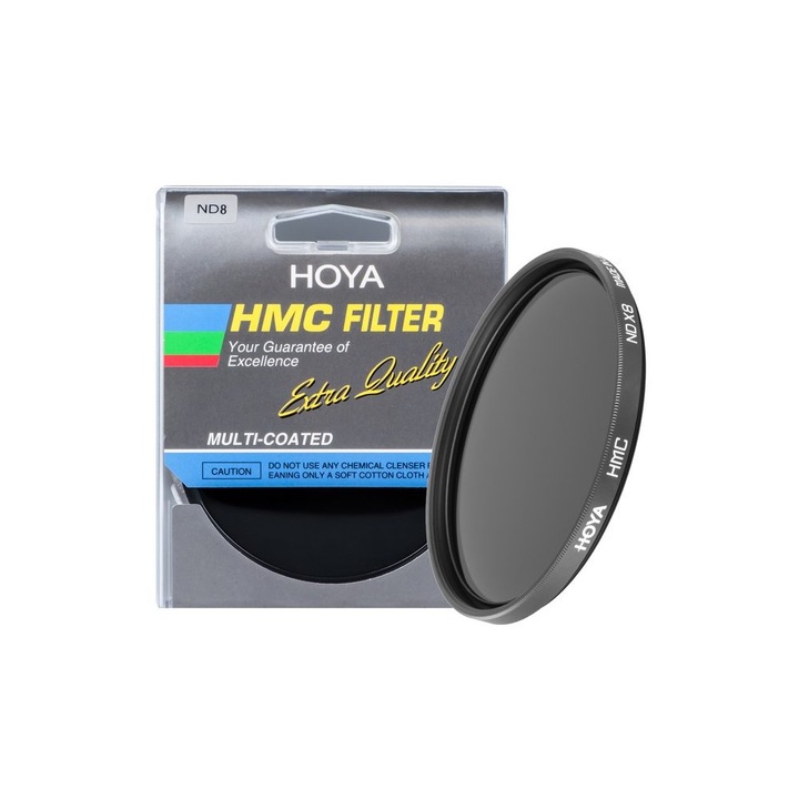 Filtru Hoya, ND8, HMC, Ajustare luminozitate, 77 mm