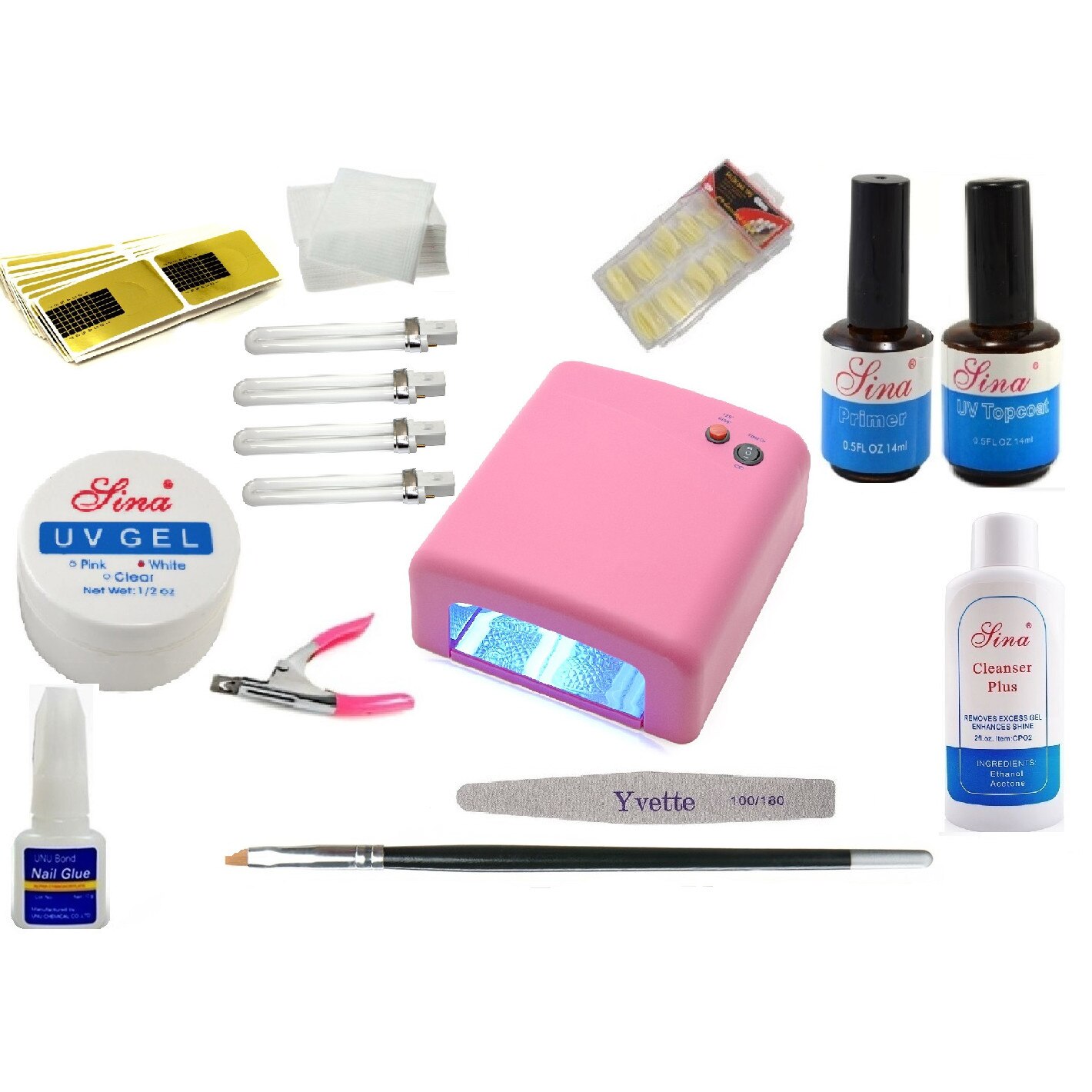 Kit unghii false cu gel Nr 9