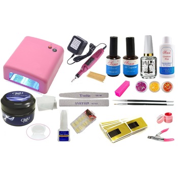 Kit unghii false cu gel No8 - 221 Piese Kit unghii false cu gel No8 - 221 Piese