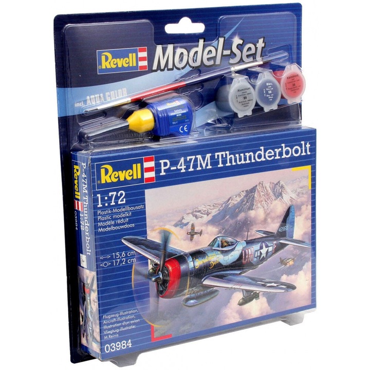 REVELL Model Set P-47M Thunderbolt, 67 darabos