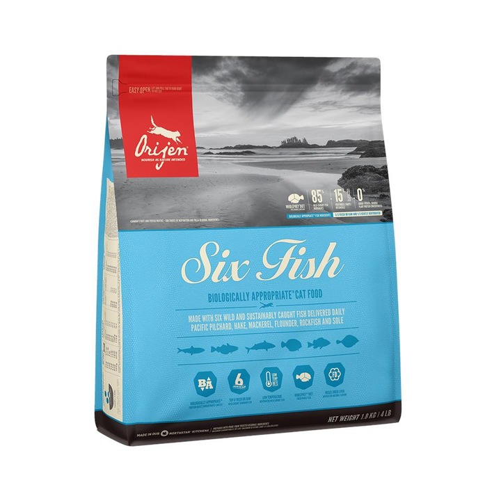 Hrana pentru pisici Orijen Fish 1.8 kg