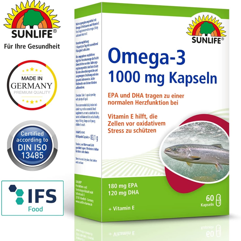 Omega-3, Sunlife, 60 Capsule - EMAG.ro