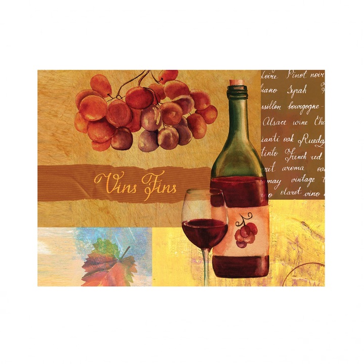 Tablou canvas - Oda vinului, 30x40 cm, Decostick