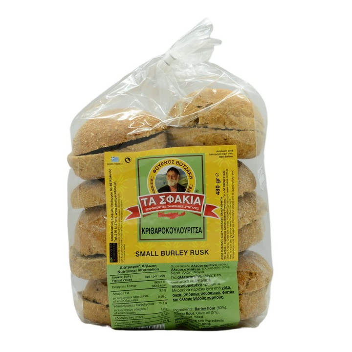 Pesmeti din orz, mini Dakos, 480g