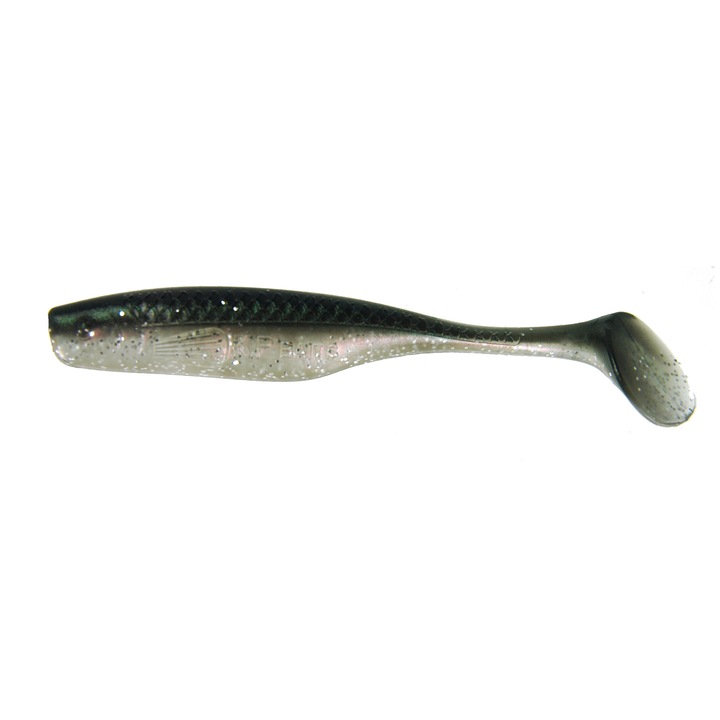 Set 5 buc Shad KP Lazy Shad 7.5cm, 046, Black African Transparent