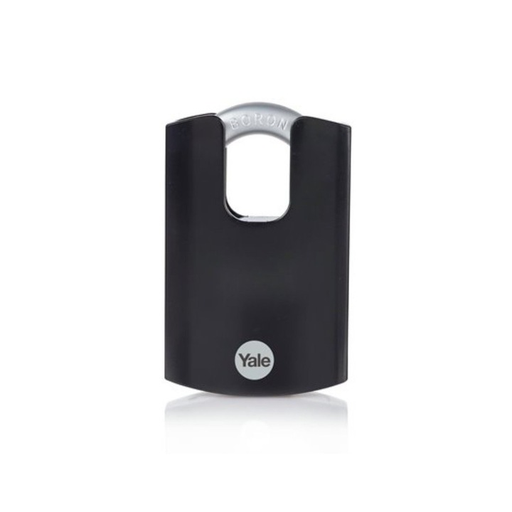 Lacat Yale din alama corp 40 mm, cu husa protectie, veriga inchisa, nivel inalt de protectie Y121B/40/125/1