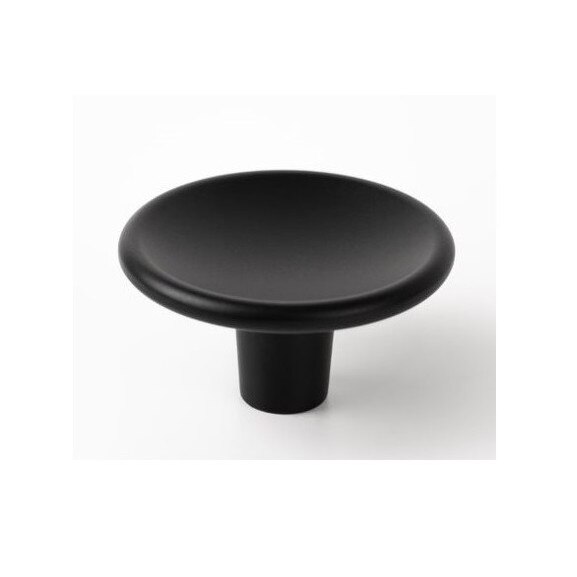 Buton Disc Buton pentru mobila Disc Zamak, finisaj negru mat, D 50 mm - eMAG.ro