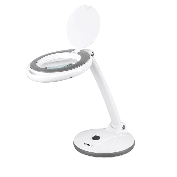 Rebel asztali lámpa nagyítóval, 5 dioptria, 6W (30x2835 SMD), 6500K, NAR0462-2