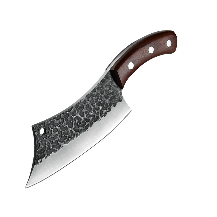 Cutit tip satar, lama forjata, Full Tang, 261mm, husa inclusa, Universal