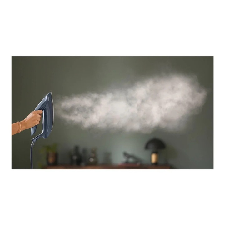 Statie de calcat PHILIPS PerfectCare seria 7000 PSG7130/20, 2100W, 600g/min, 1.8l, Talpa SteamGlide Elite, Negru-Mov