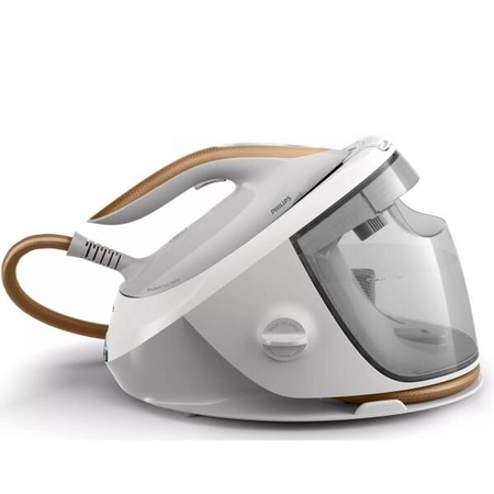 Statie de calcat PHILIPS PerfectCare seria 7000 PSG7040/10, 2100W, 600g/min, 1.8l, talpa SteamGlide Elite, alb-auriu
