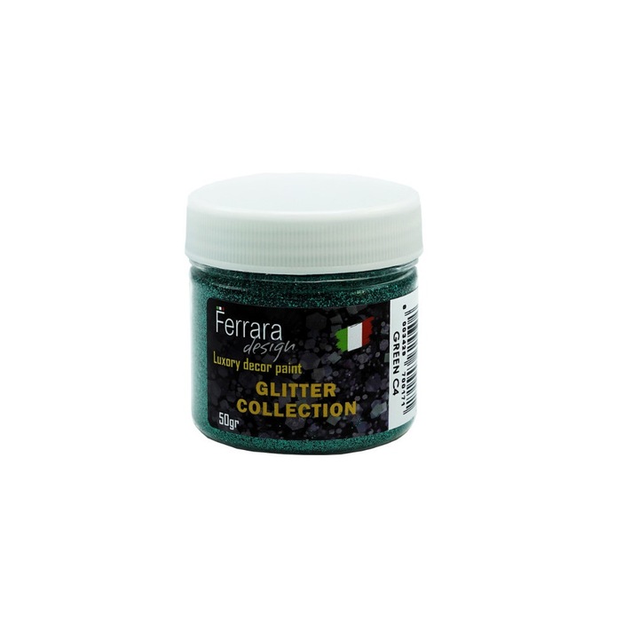 Glitter Collection Ferrara, GREEN-C4, 50 g