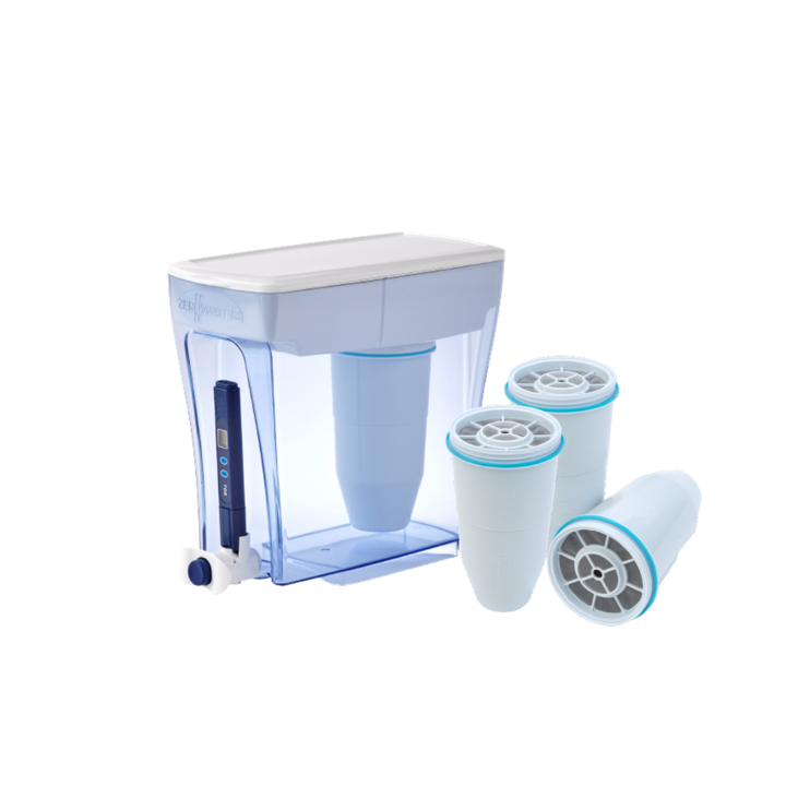 Set sistem filtrant ZeroWater cu patru filtre si tester de apa inclus 4.7 L