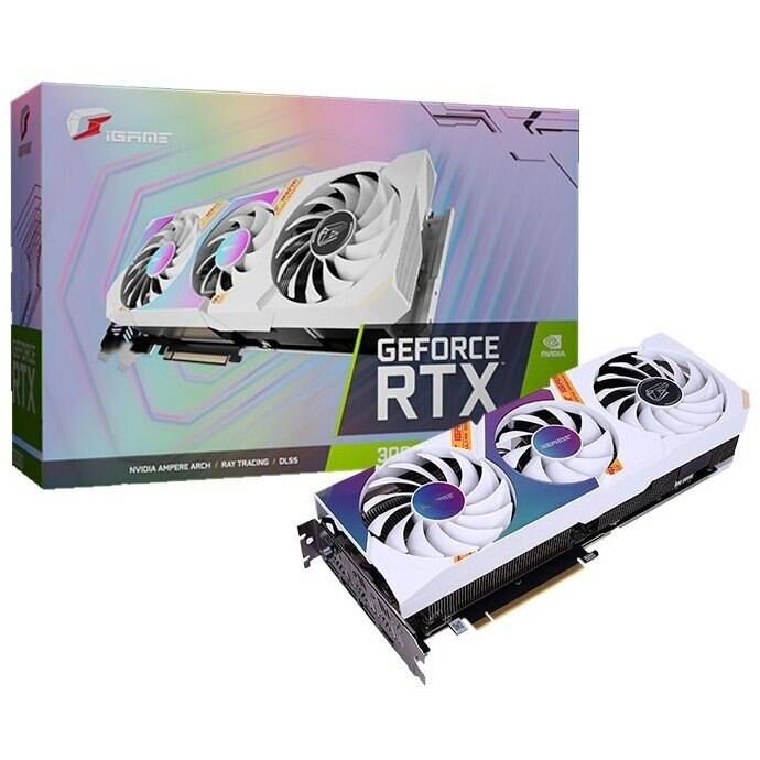 Placa video Colorful iGAME GeForce RTX 3060 Ti Ultra W OC LHR