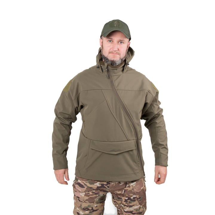 Jacheta Soft Shell, Shellhok, Verde masliniu