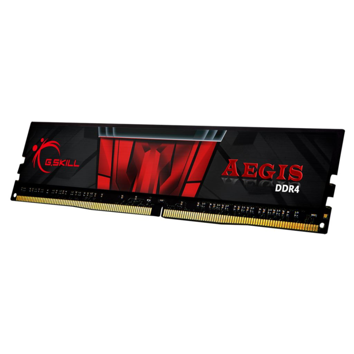 Памет G.SKILL Aegis 32GB(2x16GB) DDR4 PC4-21333 2666MHz CL19 F4-2666C19D-32GIS