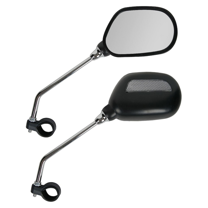 Комплект огледала за велосипед със светлоотразителни ленти, 2 бр