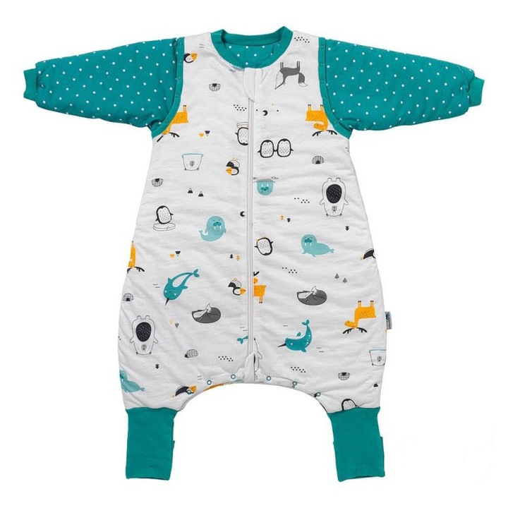 Sac de dormit cu picioruse si maneca lunga detasabila Polar Pals 80 cm + manseta 2.5 Tog