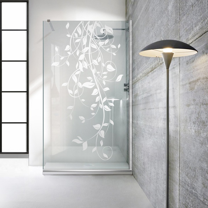 Aqua Roy ® INOX 70x195 cm zuhanyfal, incolor Dance modell, 8 mm víztiszta biztonsági üveg, vízkő elleni kezeléssel