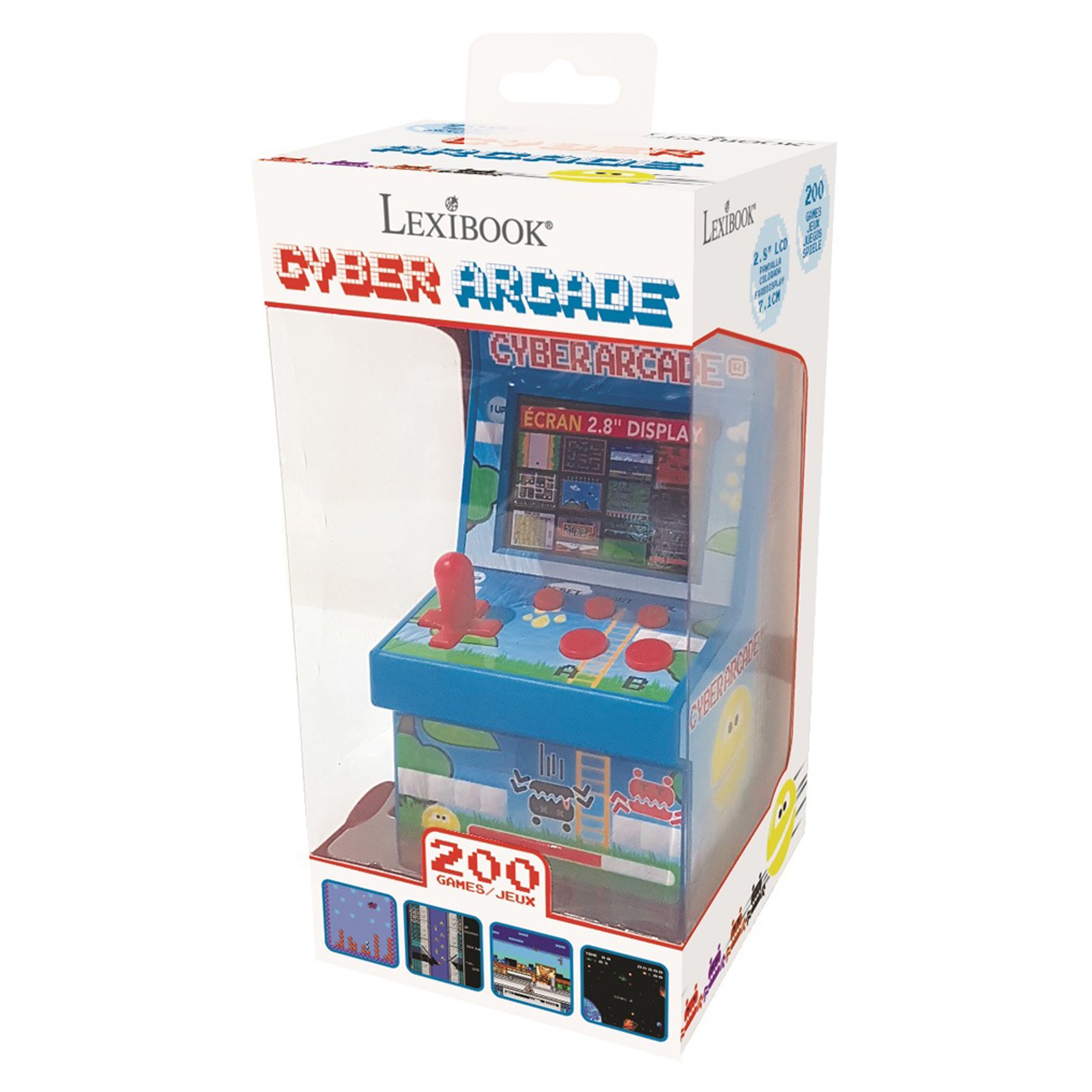 Consola portabila Lexibook, Cyber Arcade, 200 de jocuri