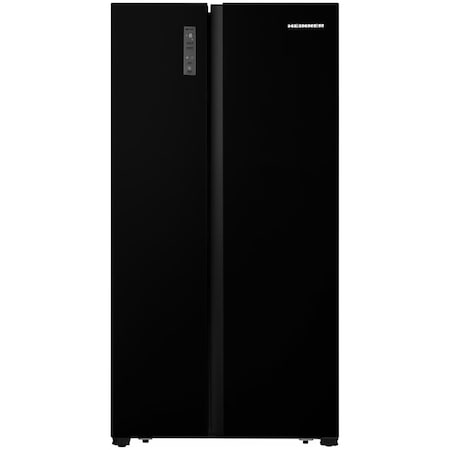 Side by side Heinner HSBS-520NFBKF+, 519l, Full No Frost, Multi Air Flow, Control touch, Clasa F, H 178.6, Negru
