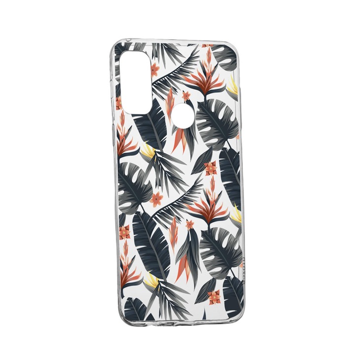 Силиконов калъф Unique за Alcatel 3X, Tropical, Transparent TR 88