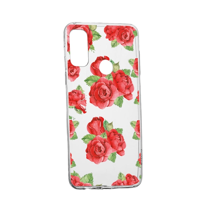 Силиконов калъф Unique за Alcatel 3X, Rose, Transparent TR 97