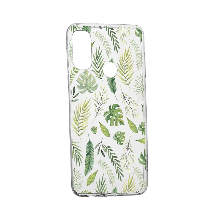 Силиконов калъф Unique за Alcatel 3X, Feathers, Transparent TR 77