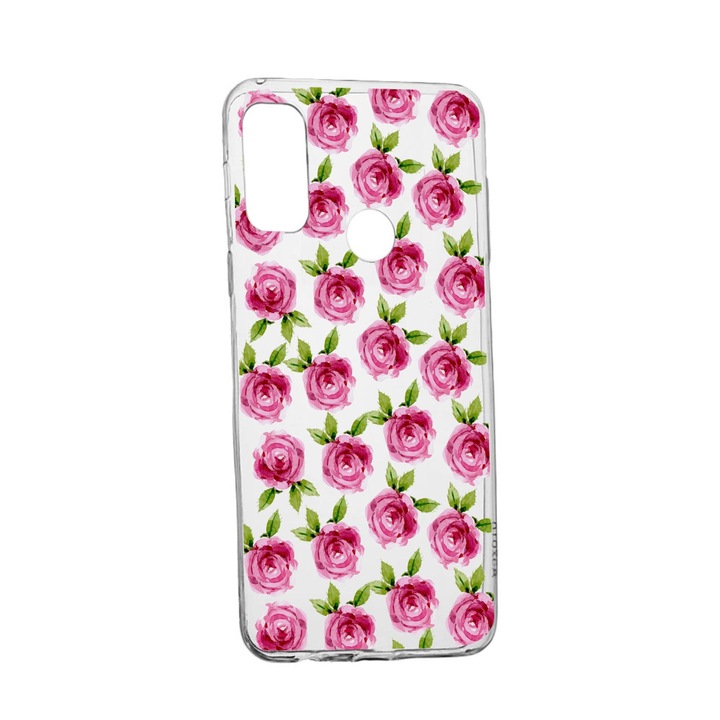 Силиконов калъф Unique за Alcatel 3X, Rose, Transparent TR 107