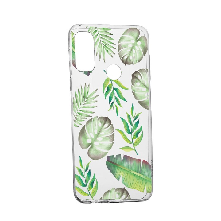 Силиконов калъф Unique за Huawei P Smart (2020), Tropical, Transparent TR 150