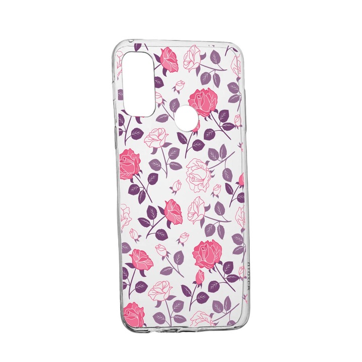 Силиконов калъф Unique за Alcatel 3X, Rose, Transparent TR 168