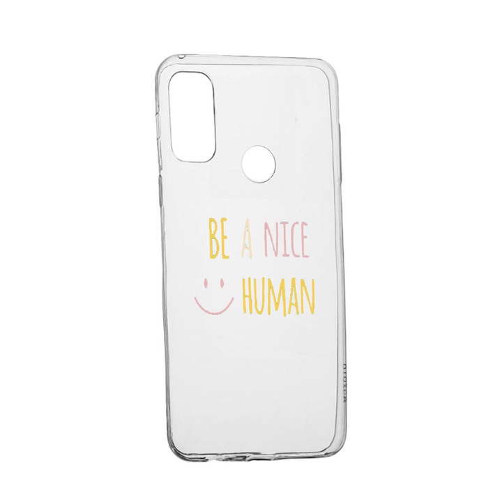 Силиконов калъф Unique за Huawei P Smart (2020), Be Nice, Transparent TR 480