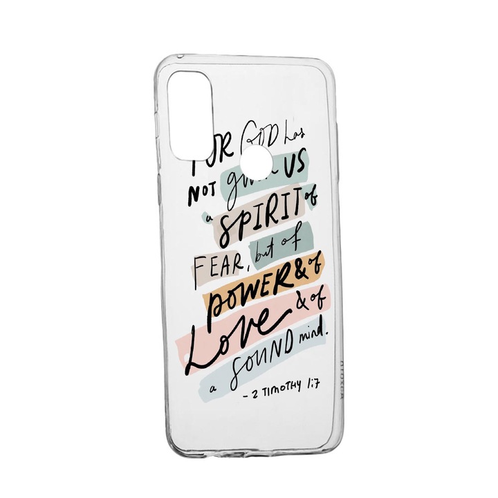 Силиконов калъф Unique за Alcatel 3X, Bible, Transparent TR 481