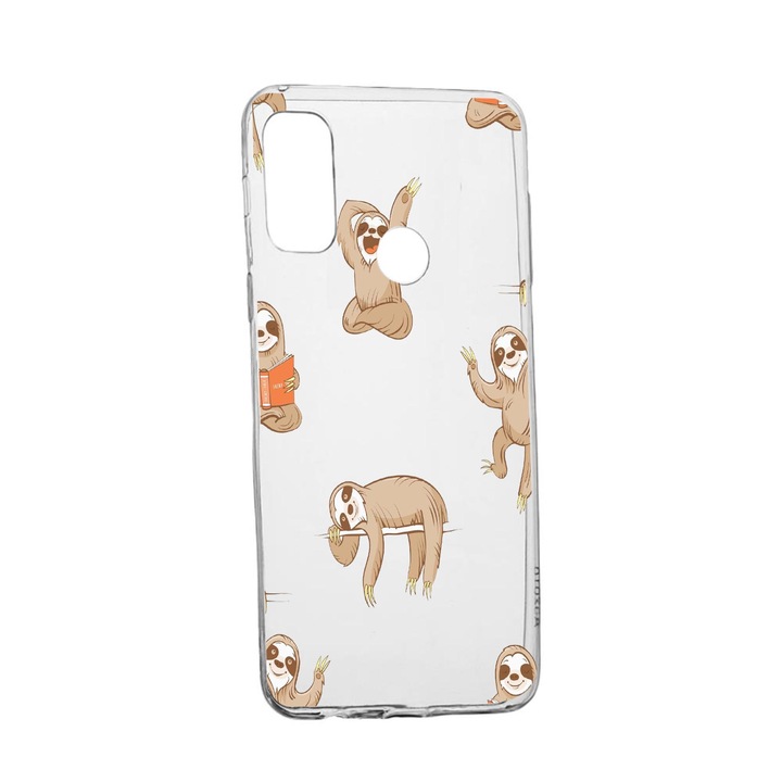 Силиконов калъф Unique за Alcatel 3X, Keep Calm - Be Lazy, Transparent TR 598