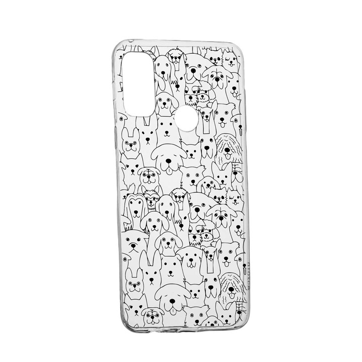 Силиконов калъф Unique за Huawei P Smart (2020), Poppies, Transparent TR 745