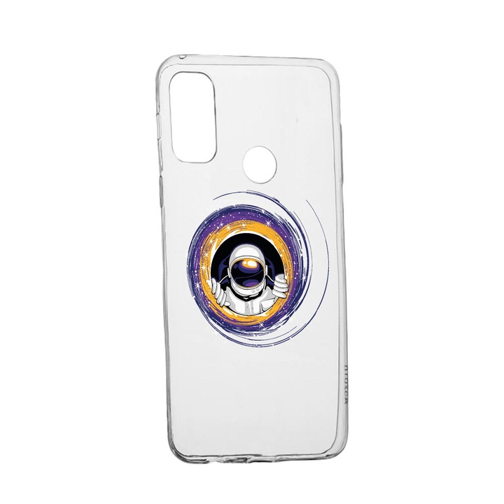 Силиконов калъф Unique за Alcatel 3X, Astronaut, Transparent TR 771