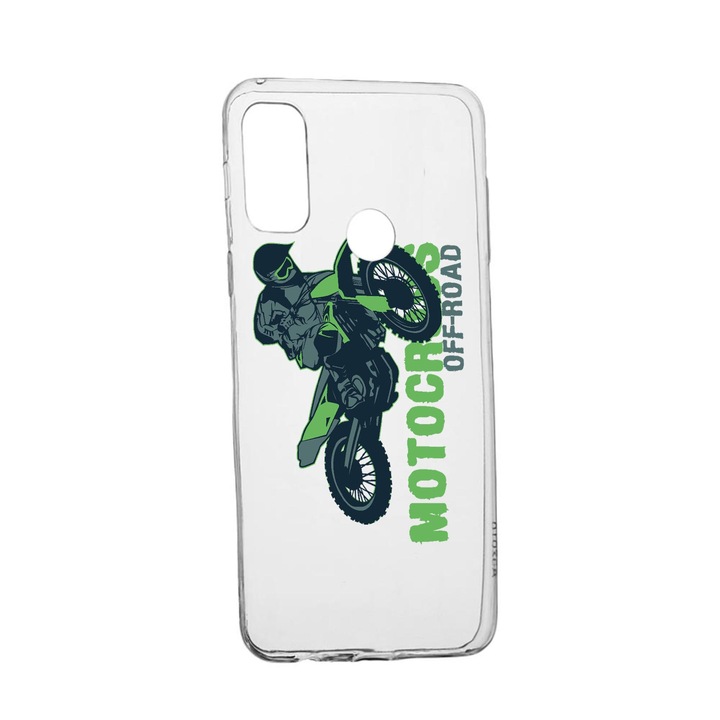 Силиконов калъф Unique за OnePlus Nord N100 5G, Motorola Motocross, Transparent TR 819